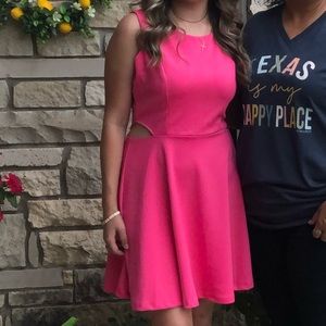Hot pink dress, medium